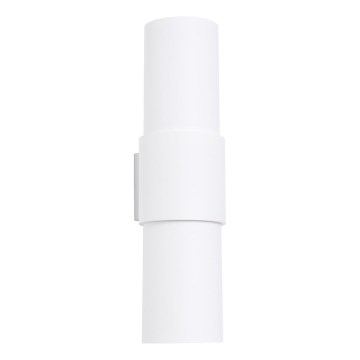 Stenska svetilka FLASH 2xE27/15W/230V bela
