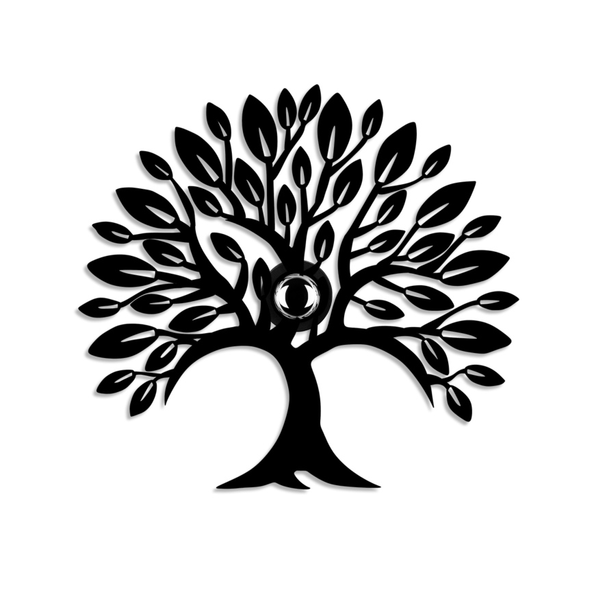 Stenska svetilka HEART TREE 1xE27/40W/230V črna