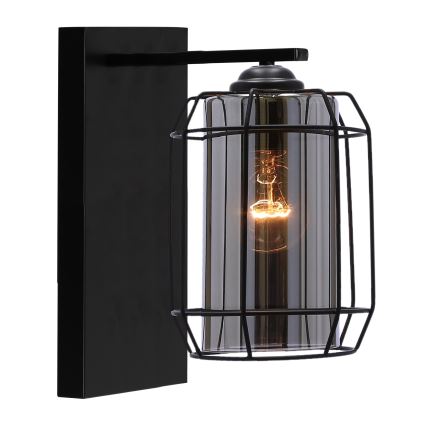 Stenska svetilka JONERA 1xE27/40W/230V črna