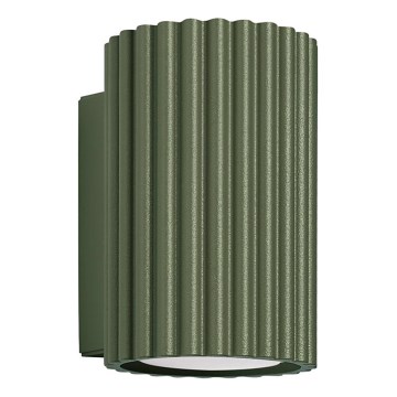 Stenska svetilka KARBON 1xGU10/10W/230V zelena
