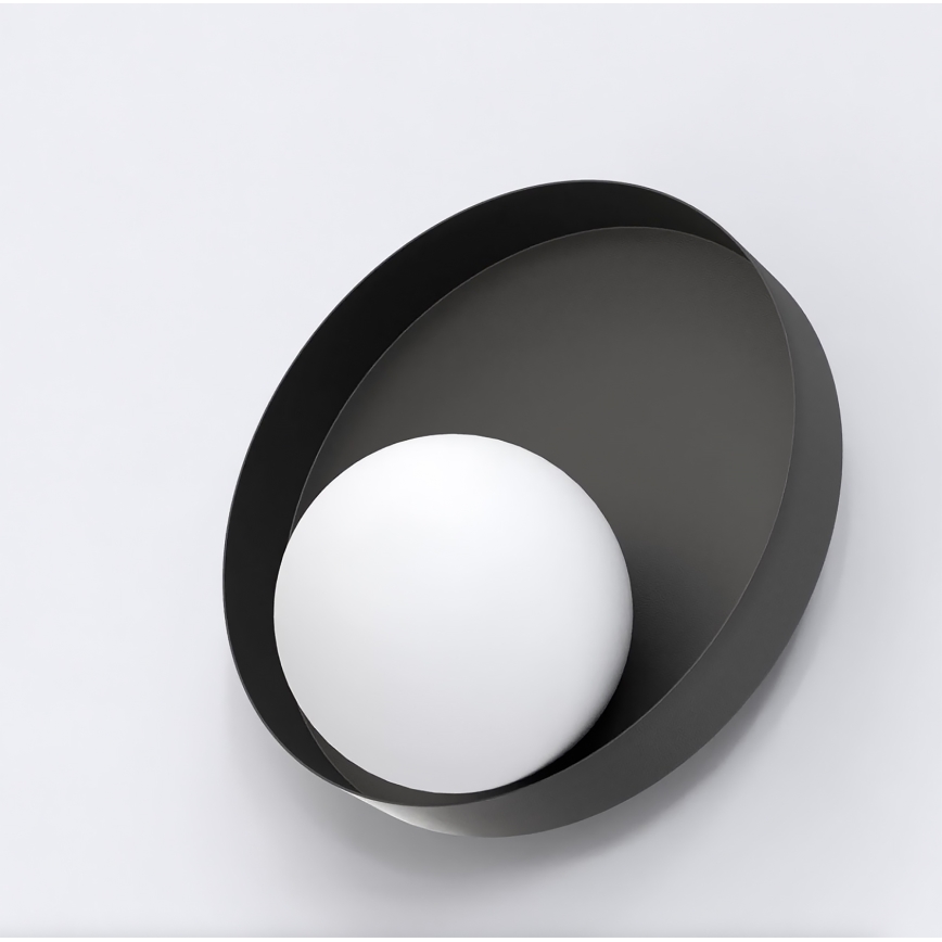 Stenska svetilka KIDO 1xG9/8W/230V črna