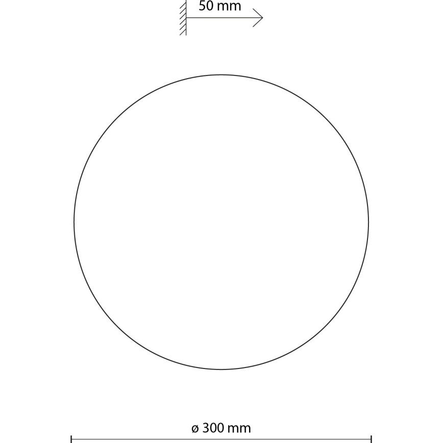 Stenska svetilka LUNA 3xG9/8W/230V pr. 30 cm bež