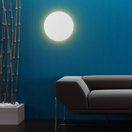 Stenska svetilka LUNA 4xG9/8W/230V pr. 40 cm bela