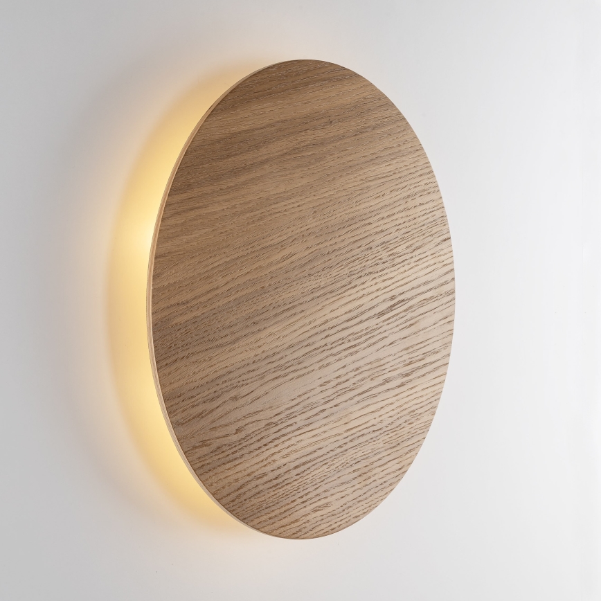 Stenska svetilka LUNA 4xG9/8W/230V pr. 40 cm rjava