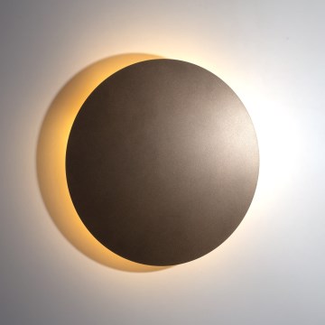Stenska svetilka LUNA 4xG9/8W/230V pr. 40 cm rjava