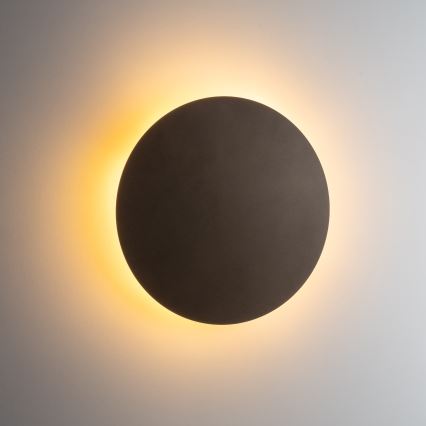Stenska svetilka LUNA 4xG9/8W/230V pr. 40 cm rjava