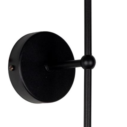 Stenska svetilka MADELA 1xE14/40W/230V bela/črna