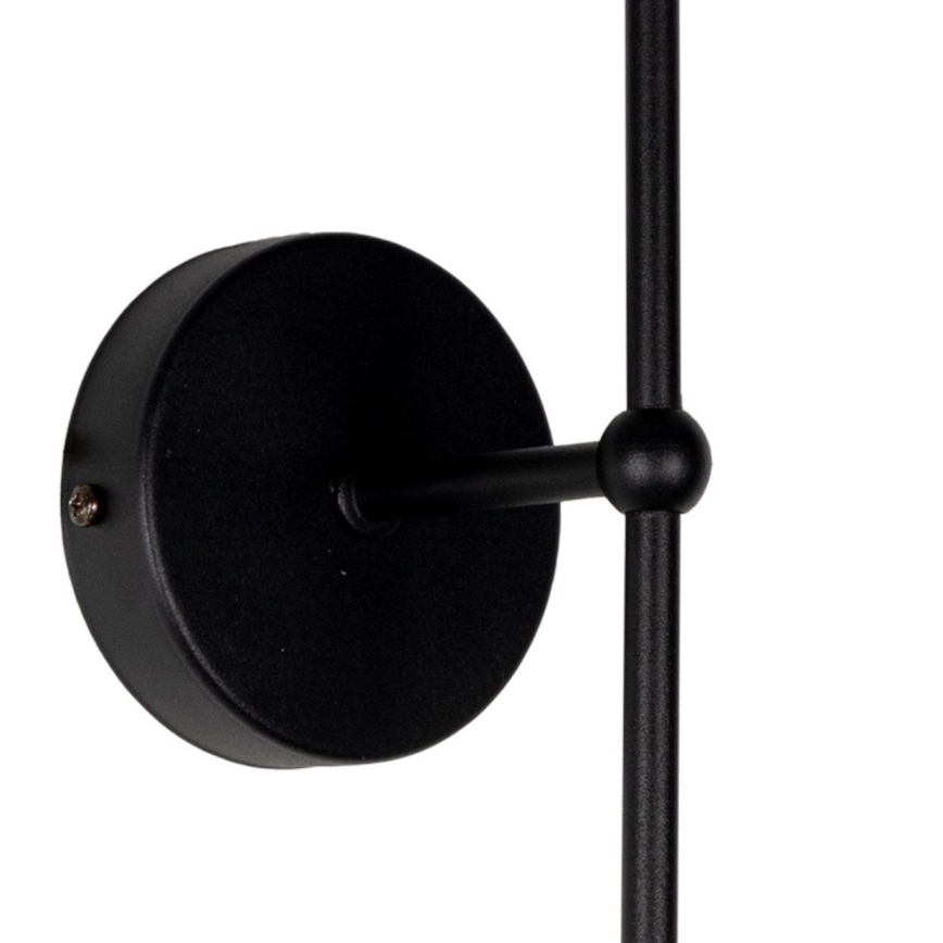 Stenska svetilka MADELA 1xE14/40W/230V bela/črna