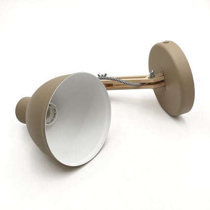 Stenska svetilka MARCELLO 1xE27/15W/230V bež