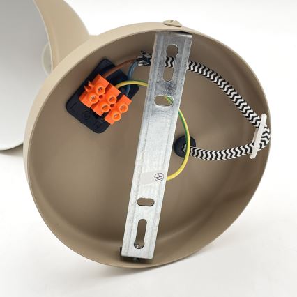 Stenska svetilka MARCELLO 1xE27/15W/230V bež