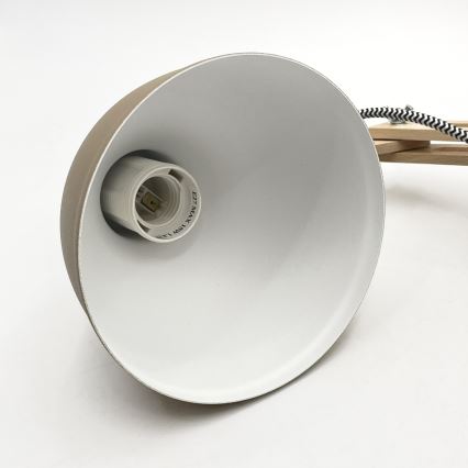 Stenska svetilka MARCELLO 1xE27/15W/230V bež