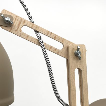 Stenska svetilka MARCELLO 1xE27/15W/230V bež