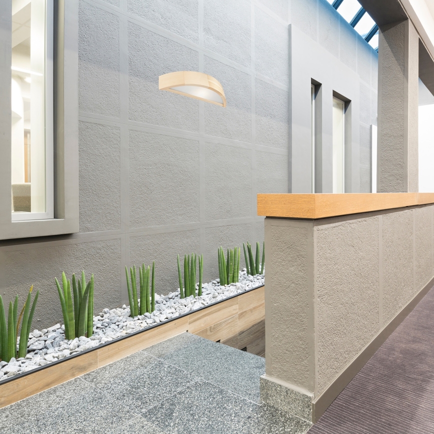 Stenska svetilka NATURAL 1xE27/60W/230V borovica