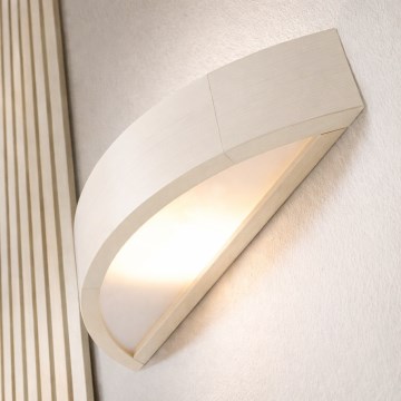Stenska svetilka NATURAL 1xE27/60W/230V borovica/kremna