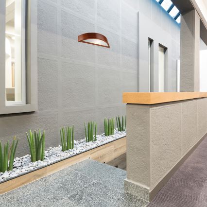 Stenska svetilka NATURAL 1xE27/60W/230V borovica/rjava