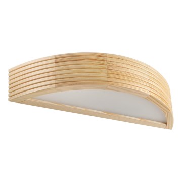 Stenska svetilka NATURAL MODERN 1xE27/15W/230V borovina