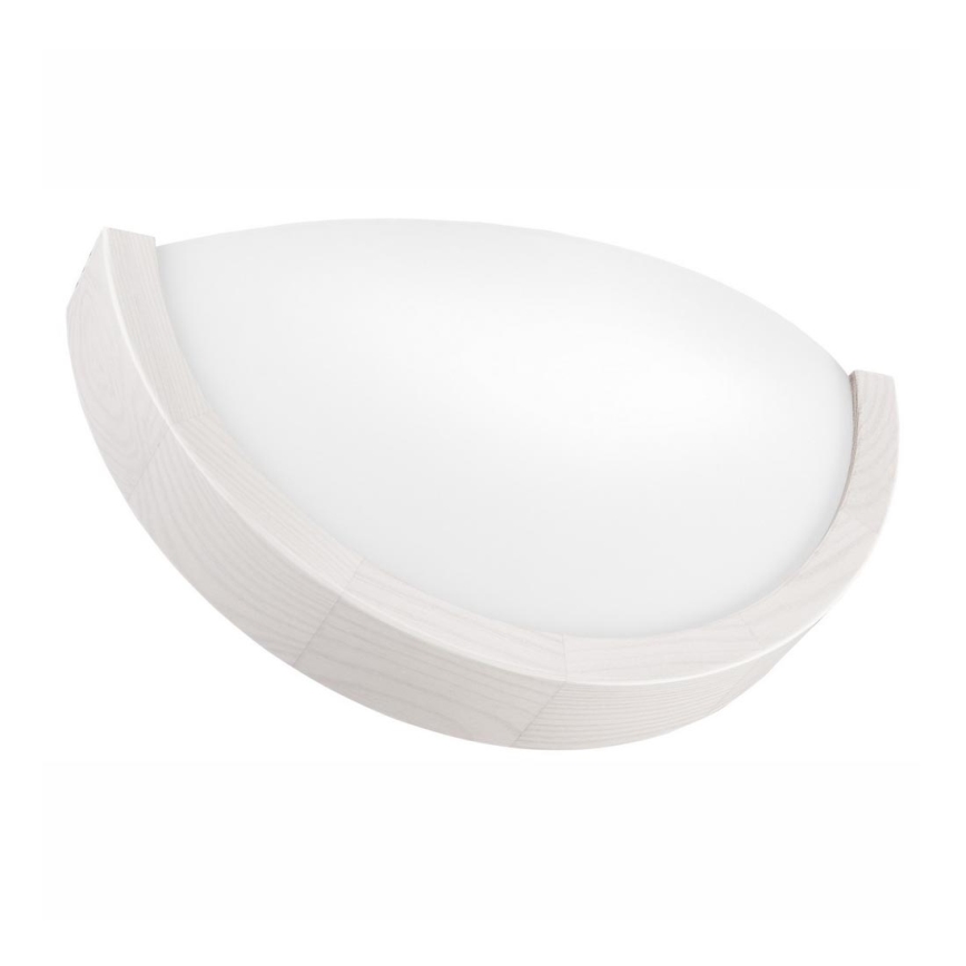 Stenska svetilka NATURAL SLIM 1xE27/60W/230V bor/bela