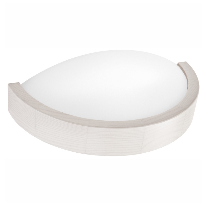 Stenska svetilka NATURAL SLIM 1xE27/60W/230V bor/bela