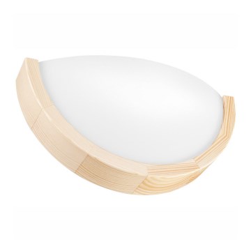 Stenska svetilka NATURAL SLIM 1xE27/60W/230V bor
