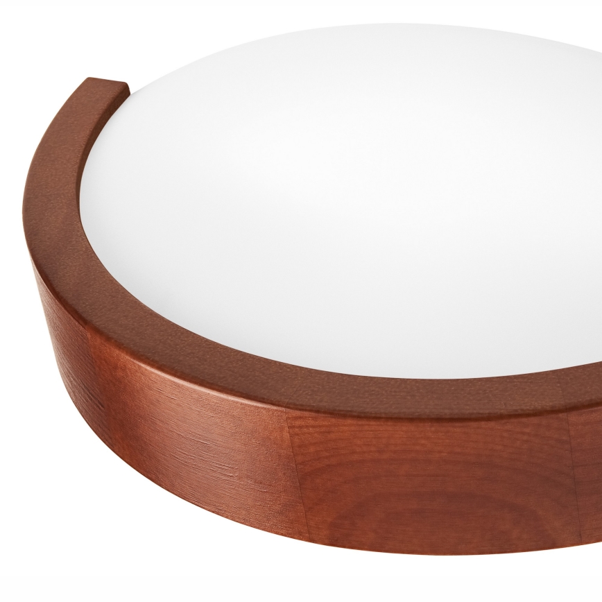 Stenska svetilka NATURAL SLIM 1xE27/60W/230V bor/rjava