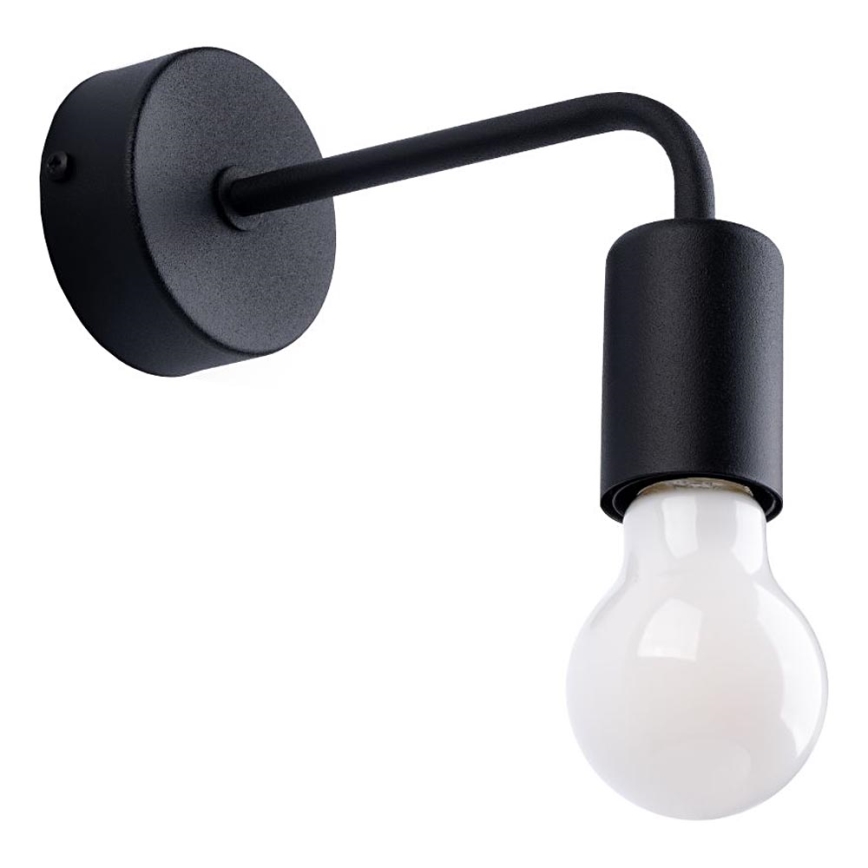 Stenska svetilka NORAH 1xE27/15W/230V črna