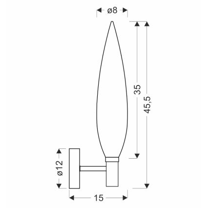 Stenska svetilka NORDIC 1xG9/5W/230V črna/dimno bež