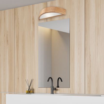 Stenska svetilka OAK 1xE27/60W/230V hrast