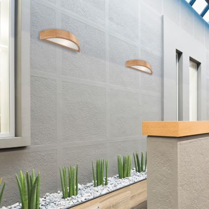 Stenska svetilka OAK 1xE27/60W/230V hrast