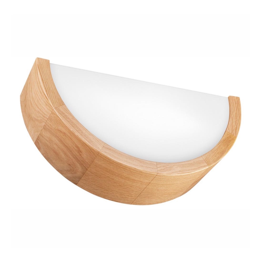 Stenska svetilka OAK 1xE27/60W/230V hrast