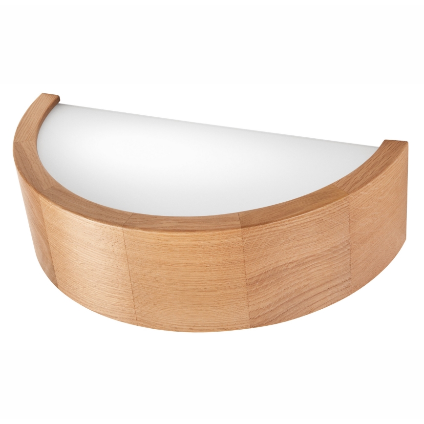 Stenska svetilka OAK 1xE27/60W/230V hrast
