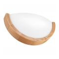 Stenska svetilka OAK SLIM 1xE27/60W/230V hrast