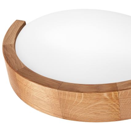 Stenska svetilka OAK SLIM 1xE27/60W/230V hrast