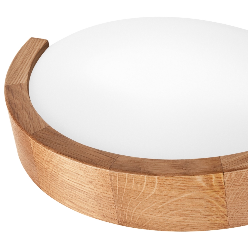 Stenska svetilka OAK SLIM 1xE27/60W/230V hrast