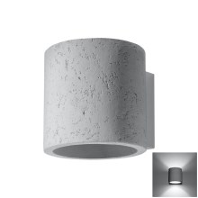 Stenska svetilka ORBIS 1xG9/40W/230V beton