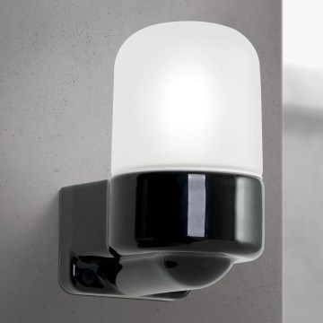 Stenska svetilka OSTIA 1xE27/40W/230V črna