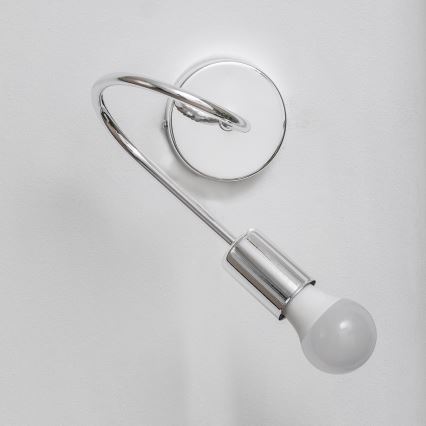 Stenska svetilka OXFORD 1xE27/15W/230V sijajni krom