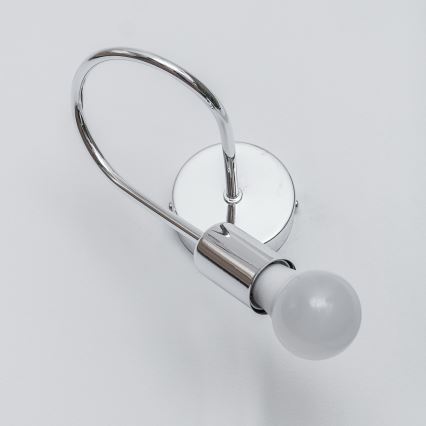 Stenska svetilka OXFORD 1xE27/15W/230V sijajni krom