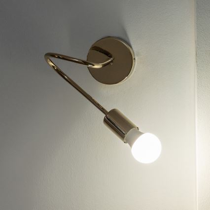 Stenska svetilka OXFORD 1xE27/15W/230V zlata