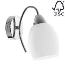 Stenska svetilka PISA 1xE27/60W/230V - FSC certifikat