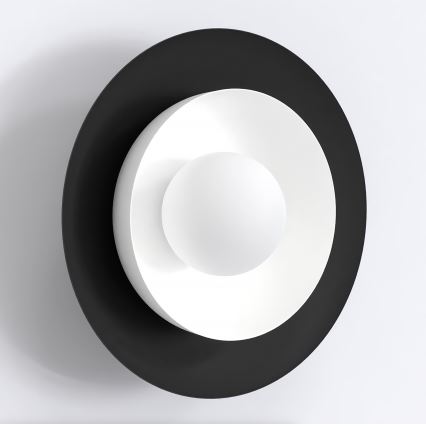 Stenska svetilka POPPI 1xG9/8W/230V črna/bela