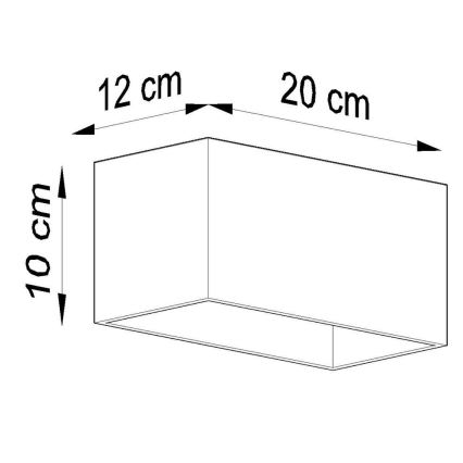 Stenska svetilka QUAD MAXI 2xG9/40W/230V