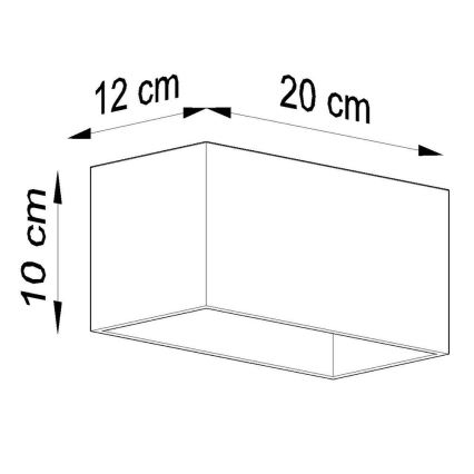 Stenska svetilka QUAD MAXI 2xG9/40W/230V