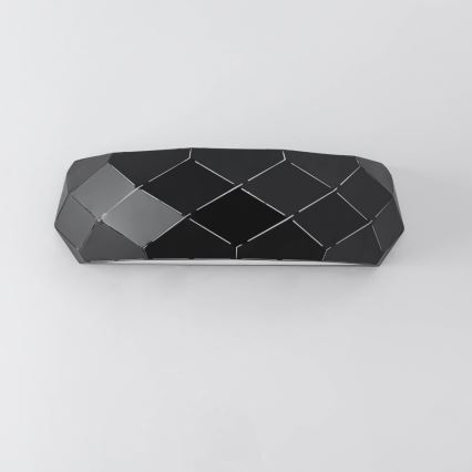 Stenska svetilka REUS 1xE27/40W/230V črna