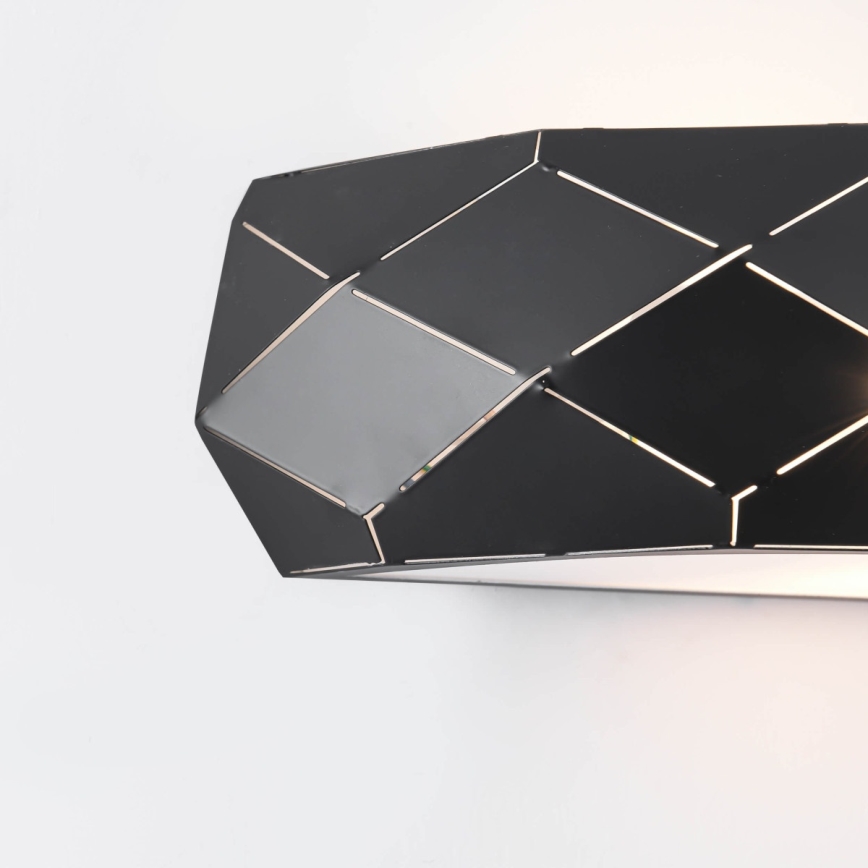 Stenska svetilka REUS 1xE27/40W/230V črna