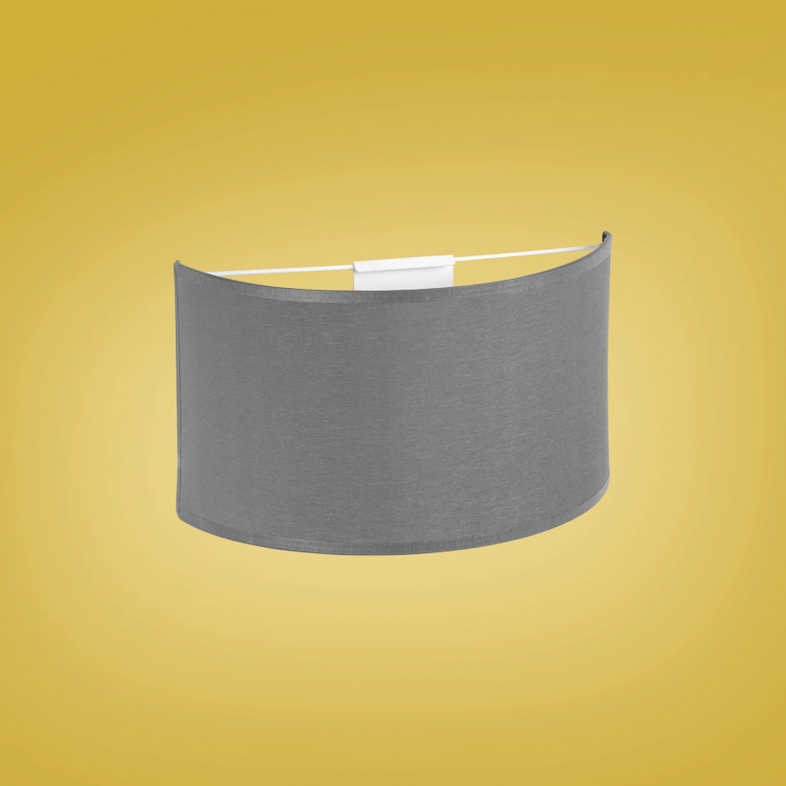 Stenska svetilka RONDO 1xE27/15W/230V siva