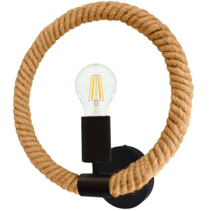 Stenska svetilka ROPE ARTHUR 1xE27/12W/230V