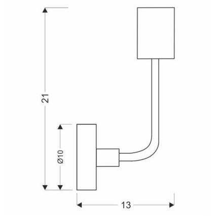 Stenska svetilka SAGA 1xE27/40W/230V