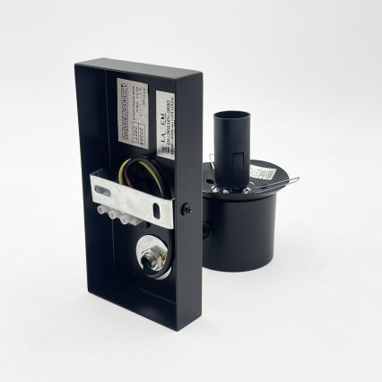Stenska svetilka SFERIO 1xE14/5W/230V črna/dimno črna