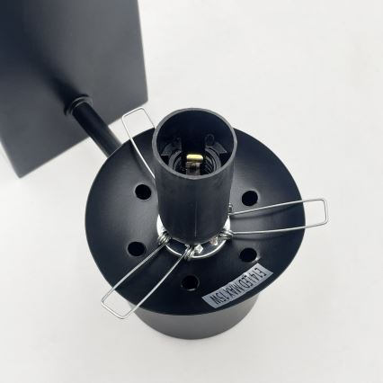 Stenska svetilka SFERIO 1xE14/5W/230V črna/prozorna