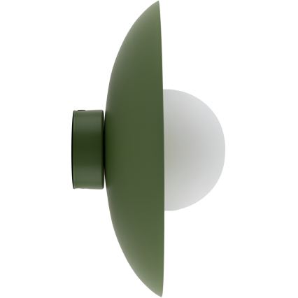 Stenska svetilka SLATE 1xG9/8W/230V pr. 28 cm zelena